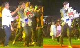 Về miền Trung biểu diễn sau ồn ào tiền từ thiện, NSƯT Hoài Linh bị fan 'rượt mất dép' 