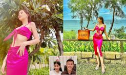 Lê Âu Ngân Anh đăng ảnh khoe eo thon, chồng sắp cưới liền vào 'nhắc nhở' ngay