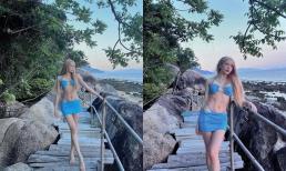 Thiều Bảo Trâm diện bikini siêu cháy khoe body nóng mắt, cơ bụng rõ mồn một làm bao người ghen tị