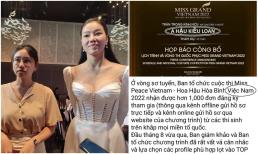 Hai cuộc thi Hoa hậu Hòa bình Việt Nam thi nhau mắc lỗi: Miss Grand Vietnam lỗi font chữ, Miss Peace Vietnam sai chính tả 'chết người'