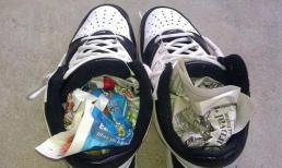 Cách làm khô giày thể thao nhanh chóng bằng giấy báo, đơn giản đến không ngờ 