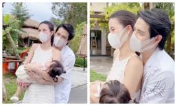 Sợ vợ mỏi tay khi bế con gái ngủ, Ông Cao Thắng liền có ngay hành động ngọt ngào chuẩn 'ông chồng quốc dân'