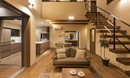 Thiết kế nhà gác lửng độc đáo, không gian sống ấm cúng, tràn ngập ánh sáng dành cho vợ chồng trẻ 