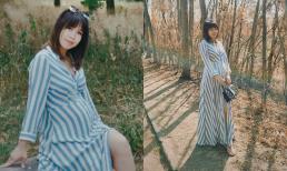 Bà xã Mạnh Trường khoe loạt ảnh bầu xinh xắn nhưng lại bị ông xã 'bóc phốt'