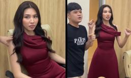 'Lươn lẹo' như Thùy Tiên: Được mời hát liền tỏ ra ngại ngùng và từ chối nhưng sau đó lại hát cực sung