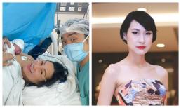 Kathy Uyên hạ sinh quý tử đầu lòng nặng hơn 3kg cho chồng doanh nhân