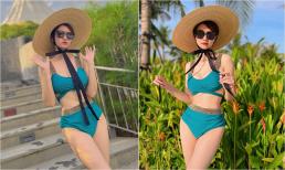 Diễn viên Hương Giang hiếm hoi diện đồ bơi, nhan sắc được nhận xét 'lên hương' hậu chia tay Đình Tú