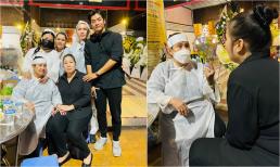 Giữa đêm muộn, NS Hồng Vân đau buồn đến viếng người thân của cô giáo từng dạy ở trường sân khấu