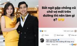 Đối mặt với tình huống chồng cũ chở vợ mới trên đường, Ngọc Lan có cách xử lý cực ấn tượng