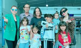 Thanh Thảo cùng em gái bay về Mỹ, con nuôi Jacky Minh Trí tăng cân và để kiểu tóc 'bao ngầu' 