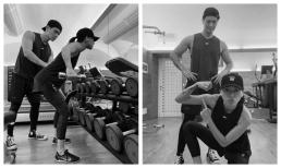 Huy Trần kiêm luôn PT kéo Ngô Thanh Vân đi tập lấy lại dáng sau chuỗi ngày ăn uống quá đà