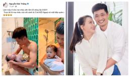 Hăm hở tắm cho con gái để lấy lòng vợ, nào ngờ ông xã Bảo Thanh vẫn bị bà xã trừ điểm vì điều này