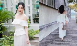 Học cách mặc những set đồ trắng thu hút ánh nhìn như 'Quỳnh búp bê' Phương Oanh
