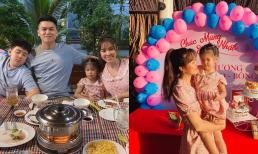 Sinh nhật đầm ấm của 3 mẹ con Lê Phương: Được tặng cả núi quà, khung ảnh gia đình hạnh phúc gây thích thú 