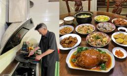 Con dâu 'số hưởng' khi được thưởng thức loạt mâm cơm ngon do bố chồng nấu