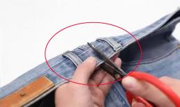 Nếu cạp quần quá nhỏ thì sao? Nó có thể được giải quyết bằng cách cắt một đường trên quần, và cách làm rất đơn giản, dễ học