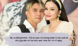 Bà xã Khánh Đơn: 'Tôi an tâm với chồng mình vì nếu anh đi tiệc gặp phụ nữ ăn mặc quá 'mát mẻ' sẽ về ngay'