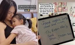 Con gái Phạm Quỳnh Anh thể hiện độ hiểu chuyện qua một hành động, nữ ca sĩ kể về điểm thay đổi khi bế 'chị ba'