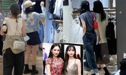 Angelababy tình cờ được bắt gặp khi đang đi mua sắm, chân dài xinh đẹp gây chú ý nhưng địa chỉ cửa hàng mới gây bất ngờ