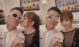 Không chỉ tung ảnh hôn má tình tứ, bà xã Tuấn Hưng còn gọi chồng là 'anh yêu', nói thêm về động lực trong chuyện tình cảm