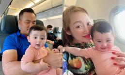 Bà xã Chi Bảo khoe loạt ảnh cho nhóc tì đi du lịch, tiết lộ tình trạng của con trai sau nhiều ngày bị sốt