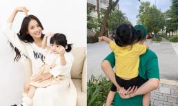 Trương Mỹ Nhân lần đầu đăng ảnh bố của con gái