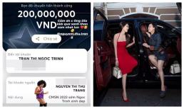 Mới bước vào tháng sinh nhật, Ngọc Trinh được ai đó chuyển 200 triệu làm quà