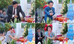 Loạt nghệ sĩ miền Bắc đến nhà vườn của Quang Tèo dự lễ giỗ Tổ nghiệp