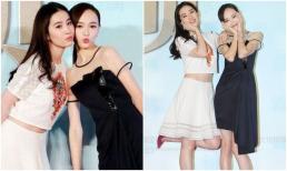 Lưu Diệc Phi và Đường Yên chụp ảnh chung, hào quang của nhân vật này hoàn toàn bị 'đè bẹp' trong vài giây