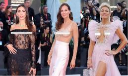Thảm đỏ LHP Venice ngày 5: Loạt người đẹp tiếp tục mặc trang phục xuyên thấu lộ 'vùng nhạy cảm'
