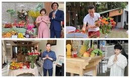 Việt Hương, Quang Dũng cùng dàn sao bày cỗ hoàng tráng cúng Tổ tại nhà