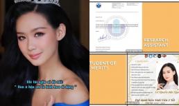 Bị mỉa mai là 'bình hoa di động', Á hậu Bảo Ngọc liền khoe hàng loạt bằng cấp nhìn mà choáng