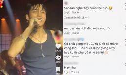 Em trai Sơn Tùng chứng minh thực lực của bản thân khi hát live, đã được khen hơn trước rất nhiều 