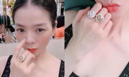 Hết tậu đồ hiệu, Lệ Quyên lại chi mạnh tay mua trang sức, nhìn hạt kim cương 'siêu to khổng lồ' mà choáng