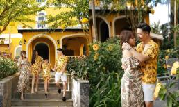 Mạnh Trường cùng cả gia đình diện dresscode dạo phố, còn khoe khoảnh khắc tình tứ hết nấc bên bà xã 