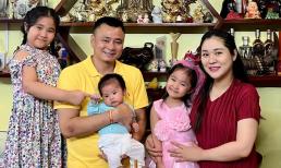 Vợ chồng Tự Long mừng sinh nhật con gái thứ hai, khung ảnh gia đình 5 thành viên hạnh phúc đáng ghen tỵ 