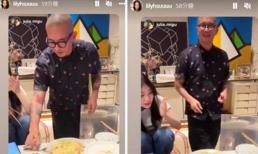 Chồng mới của Từ Hy Viên không về Hàn mà đón Trung thu đầu tiên cùng nhà vợ, trổ tài nấu nướng khiến mọi người trầm trồ 