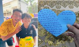 Xúc động trước bức thư của con trai Hứa Minh Đạt - Lâm Vỹ Dạ gửi bố mẹ