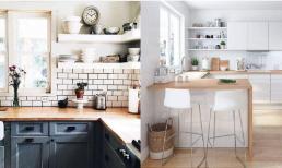 Ai nói rằng bếp phải có tủ treo? Không có sẽ không trông tốt hơn! Bạn nghĩ sao?