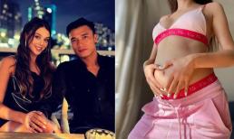 Vợ Tây của thủ môn Bùi Tiến Dũng khoe bụng bầu 7 tháng vẫn thon gọn bất ngờ
