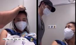 Ngô Thanh Vân hạnh phúc khoe được Huy Trần cột tóc cho, còn nhìn nhau bằng ánh mắt cực ngọt ngào