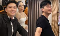 Huỳnh Anh tái xuất bảnh bao bên vợ sắp cưới Bạch Lan Phương sau quãng thời gian tăng cân mất kiểm soát 
