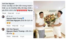 Hồng Đăng khoe ảnh tiệc tùng và thân thiết bên Mạnh Trường, bà xã nam diễn viên tương tác nhiệt tình