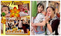 Danh ca Lan Hương tổ chức đầy tháng cho cháu nội thứ 4, sui gia Tây hiếm hoi lộ diện