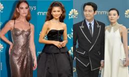 Thảm đỏ Emmy 2022: Tài tử 'Squid Game' Lee Jung Jae sánh đôi cùng bạn gái tài phiệt hậu bị khui quá khứ dính loạt bê bối