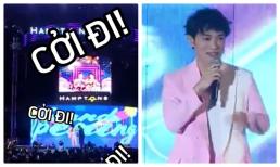 Trúc Nhân có pha xử lí cực tinh tế khi bị khán giả yêu cầu cởi áo ngay trên sân khấu biểu diễn