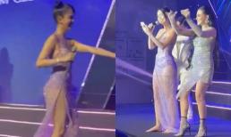 Ngọc Trinh tự tin trổ tài ca hát, bỏ cả giày cao gót để 'quẩy' hết mình cùng hit của ca sĩ Thu Thủy