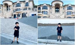 Vợ cũ Đan Trường khoe cơ ngơi cực hoành tráng sắp hoàn thành, nhóc tì Thiên Từ thích thú check-in 