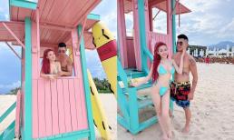 Lương Bằng Quang và Ngân 98 tung ảnh mát mẻ hết cỡ, tạo dáng cực tình tứ bên nhau