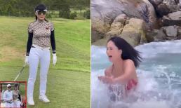 Sao Việt 16/9: Phương Oanh bị 'dìm' vóc dáng khi đi chơi golf cùng Shark Bình; Biểu cảm khó đỡ của Ngọc Trinh trong hậu trường chụp hình